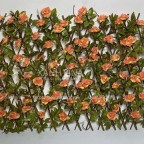 Hàng rào hoa lá giả 